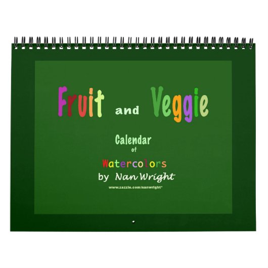 Fruit en Veggie Kalender (Hoes)