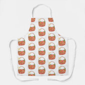 Fruit en veggie mand boog schattig Schort (Voorkant)