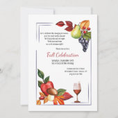 Fruit- en wijnpartij kaart (Voorkant)