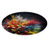 Fruit explosie snijplank (Hoek)