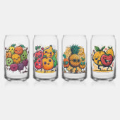 Fruit Festa Happy Dancing Blikvorm Glas (Achterkant)