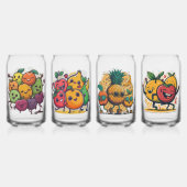 Fruit Festa Happy Dancing Blikvorm Glas (Voorkant)
