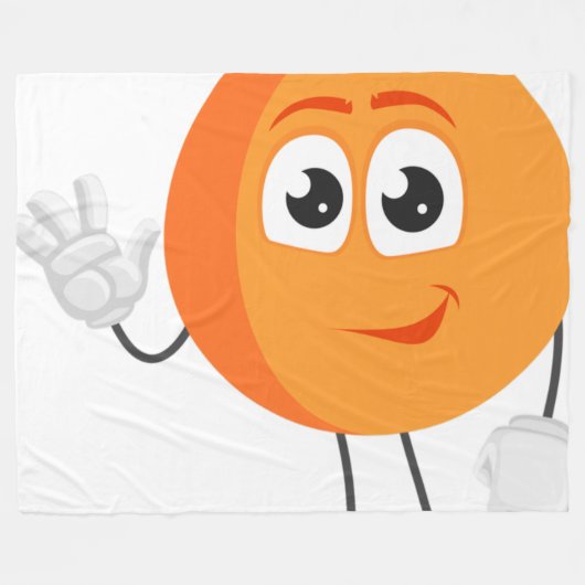 Fruit Fleece Blanket Deken (Voorkant (Horizontaal))