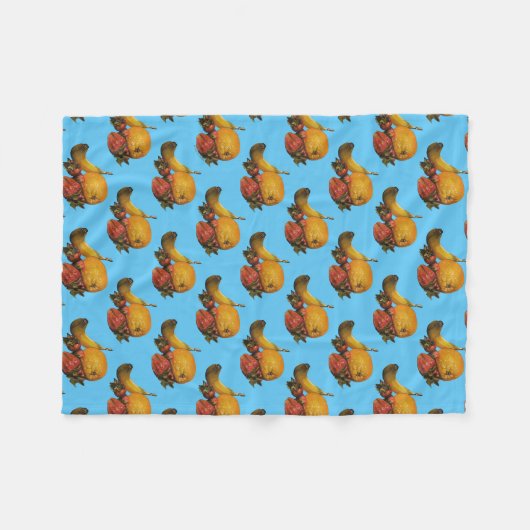Fruit Fleece Blanket Deken (Voorkant (Horizontaal))