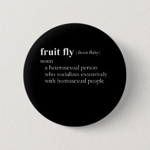 FRUIT FLY (definitie) Ronde Button 5,7 Cm