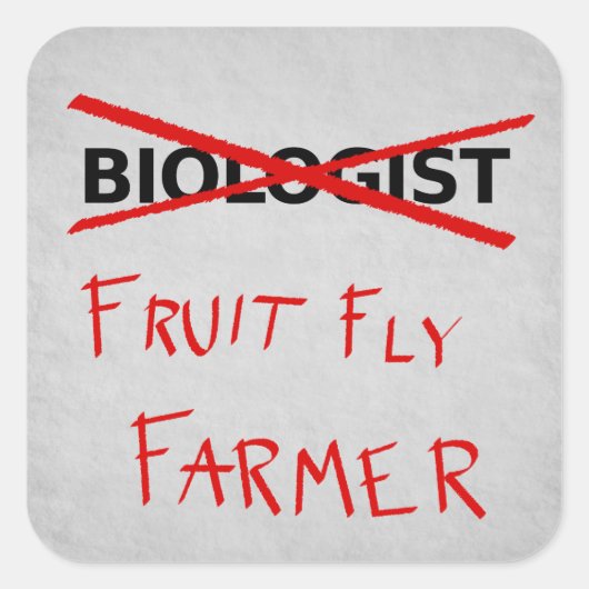 Fruit Fly Farmer Sticker (Voorkant)