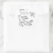 FRUIT FLY RONDE STICKER (Tas)