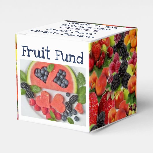 Fruit Fonds Munt Verzamelbox Bedankdoosjes (Voorkant Zijde)