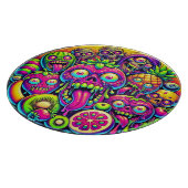 Fruit Frenzy: Neon Zombie Oogst Snijplank (Hoek)