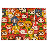 Fruit Friends Parade | Cute Animal Chibi Groot Cadeauzakje (Achterkant)