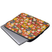 Fruit Friends Parade | Cute Animal Chibi Laptop Sleeve (Voorkant onderkant)