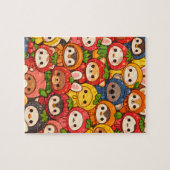 Fruit Friends Parade | Cute Animal Chibi Legpuzzel (Horizontaal)