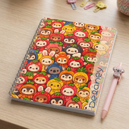 Fruit Friends Parade | Mooie Dieren Op Maat Notebo Notitieboek