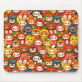 Fruit Friends Parade | Schattig Chibi Dier Muismat