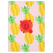 Fruit Fun Pineapple Sun Zooding Monogram Klembord (Achterkant)