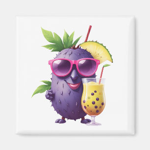 Fruit Fun Vrolijke Vakantie Tropische Drink Party Magneet