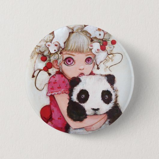 Fruit Fuzz-Button Ronde Button 5,7 Cm (Voorkant)