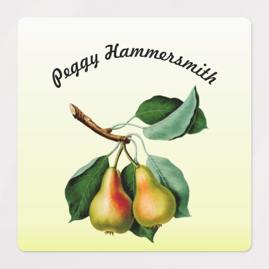  fruit gepersonaliseerd labels (Design 1)