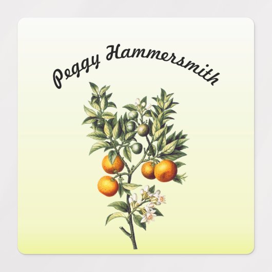  fruit gepersonaliseerd labels (Design 2)