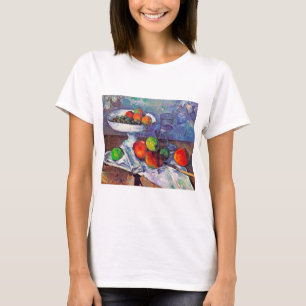 Fruit, glas en appelen, Cezanne T-shirt