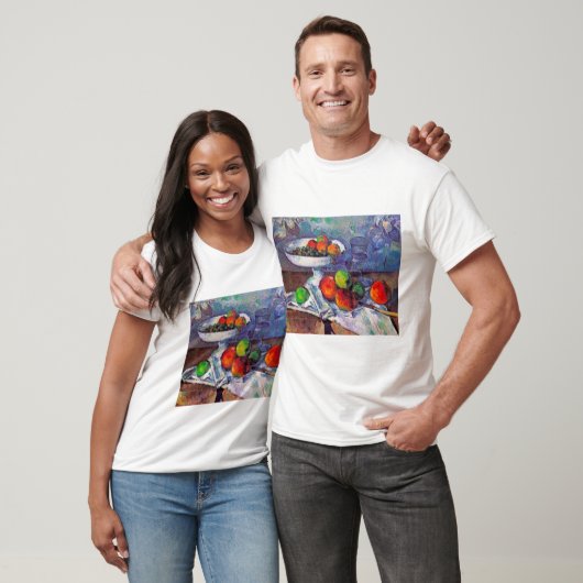 Fruit, glas en appelen, Cezanne T-shirt (Unisex)