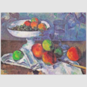 Fruit, glas en appelen, Cezanne Tissuepapier (Voorkant)