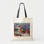 Fruit, glas en appelen, Cezanne Tote Bag (Voorkant)
