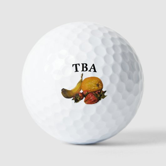 Fruit Golf Balls Golfballen (Voorkant)