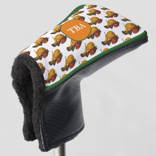 Fruit Golf Putter Hoesje Golfheadcover (3/4 voorkant)