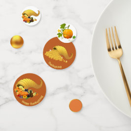 Fruit & Goud Thanksgiving Tafelconfetti Confetti