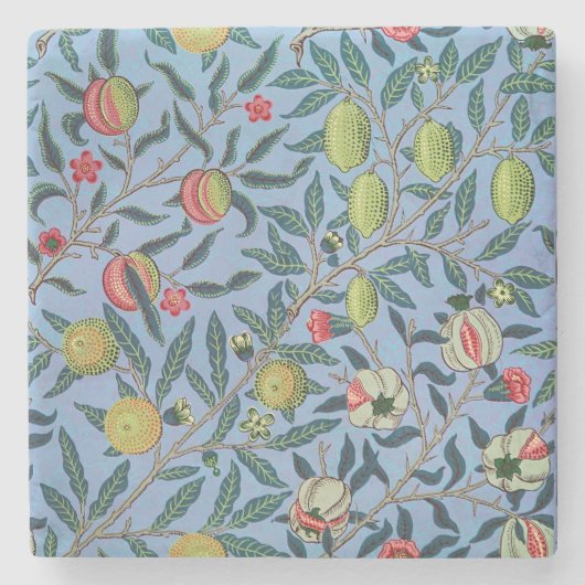  fruit granaatappel Ornament lithografie Stenen Onderzetter (Voorkant)