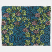 FRUIT GRAPES PATROON FLEECE BLANKET DEKEN (Voorkant (Horizontaal))