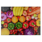 Fruit & Groente Decoratieve Glassnijplank Snijplank (Voorkant)