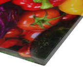 Fruit & Groente Decoratieve Glassnijplank Snijplank (Hoek)