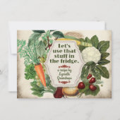  fruit groente kookboek recept kaart (Voorkant)