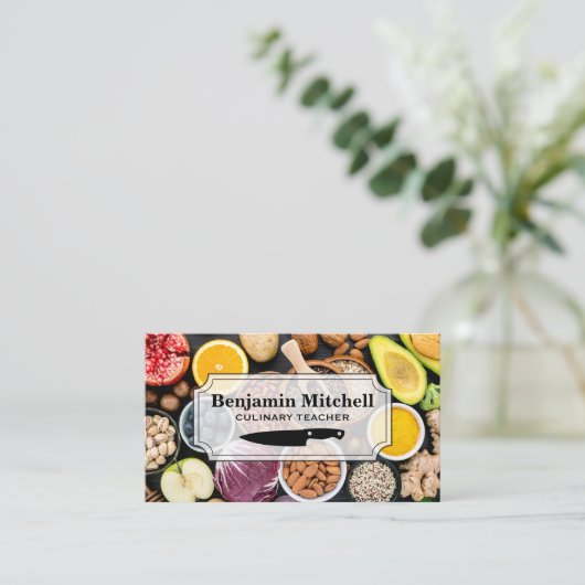 Fruit Groenten | Culinair Chef Visitekaartje (Staand voorkant)