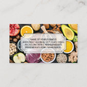 Fruit Groenten | Culinair Chef Visitekaartje (Achterkant)