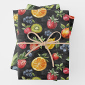 Fruit & Groenten Krijt Tekening Eetbaar Voedsel Gi Inpakpapier Vel (In situ)