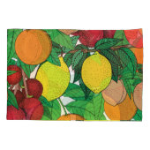 Fruit Hand getrokken schets patroon Kussensloop (Achterkant)
