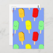 Fruit-ijspatroon Briefkaart (Voorkant / Achterkant)