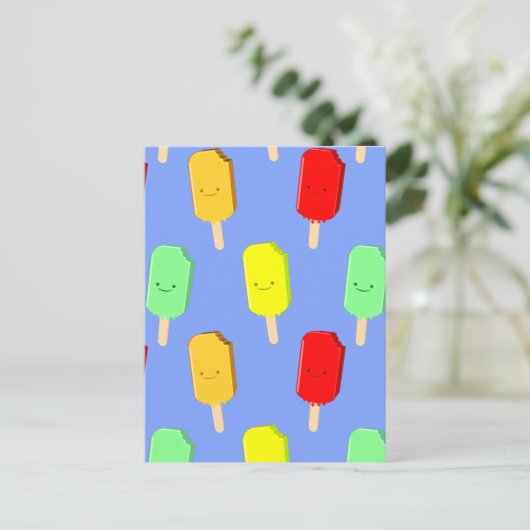 Fruit-ijspatroon Briefkaart (Staand voorkant)