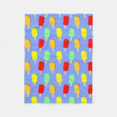 Fruit-ijspatroon Fleece Deken (Voorkant)