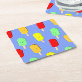 Fruit-ijspatroon Kartonnen Onderzetters (Schuin)