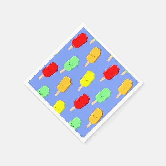 Fruit-ijspatroon Servet (Hoek)