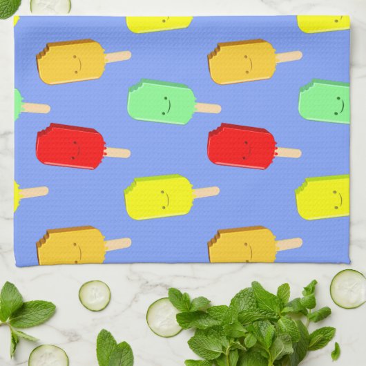 Fruit-ijspatroon Theedoek (Gevouwen)