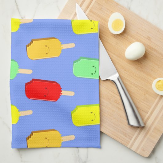 Fruit-ijspatroon Theedoek (Quarter Fold)