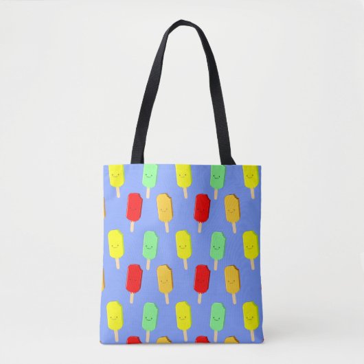 Fruit-ijspatroon Tote Bag (Voorkant)