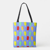 Fruit-ijspatroon Tote Bag (Achterkant)