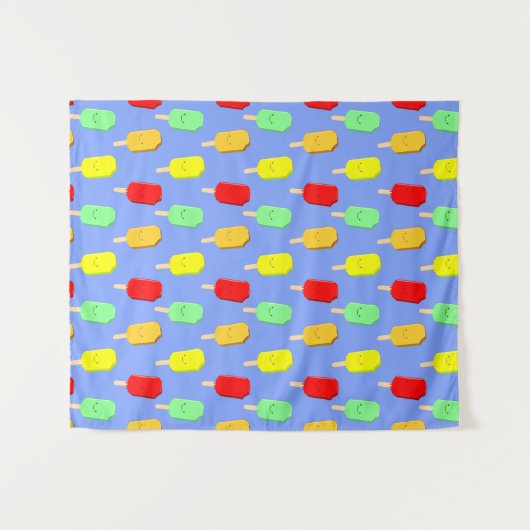 Fruit-ijspatroon Wandkleed (Voorkant (horizontaal))