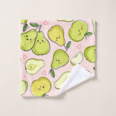 Fruit Illustratie Bad Handdoek (Wasdoekje)